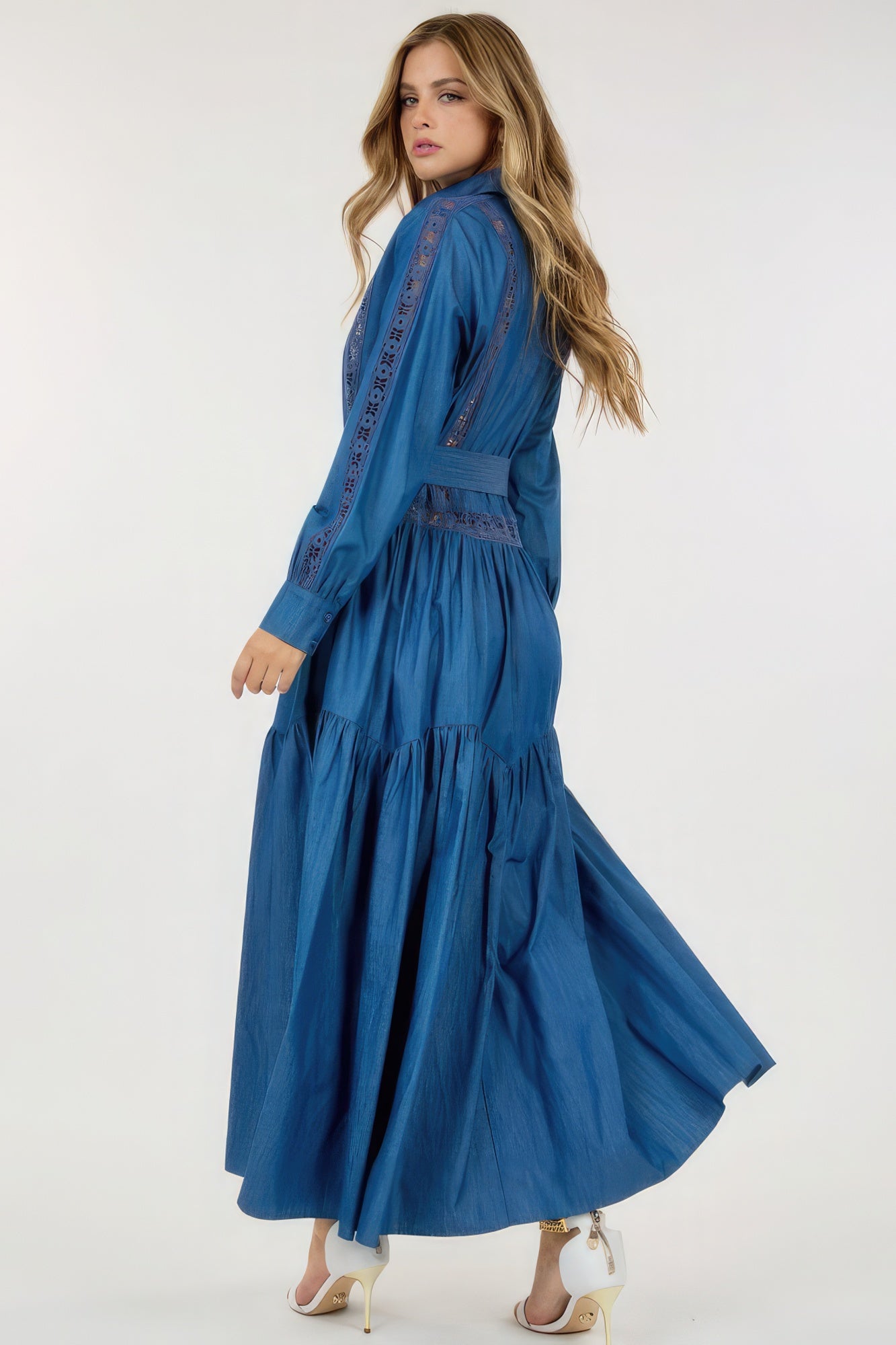 Long Sleeve Maxi Dress - lolaluxeshop