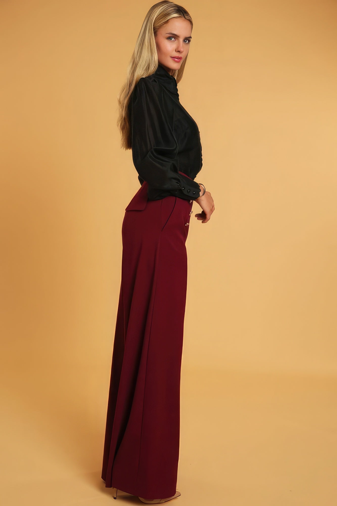 High Waisted Dressy Pants - lolaluxeshop