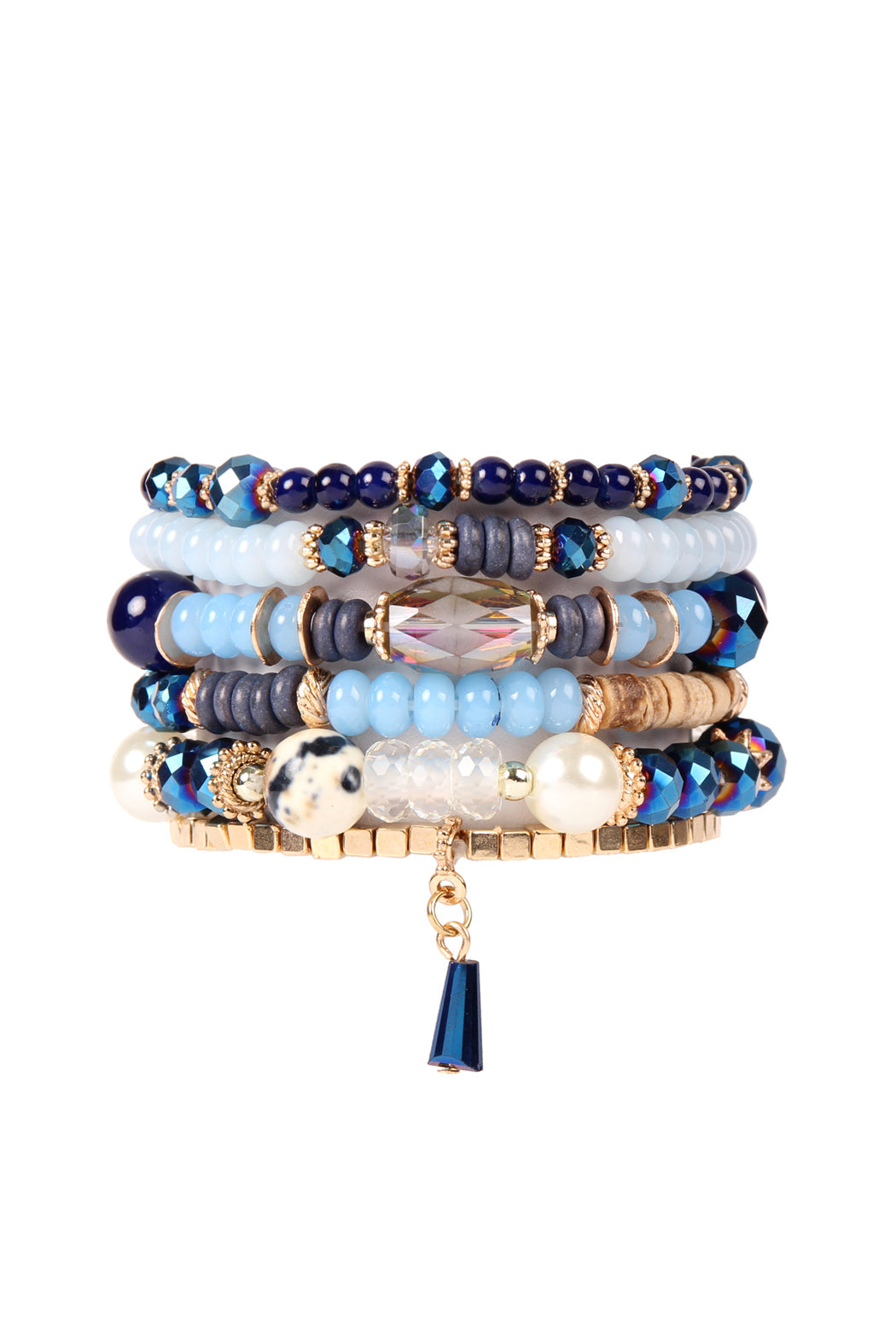 Hdb2200 - Stone Beads Stackable Bracelet - lolaluxeshop