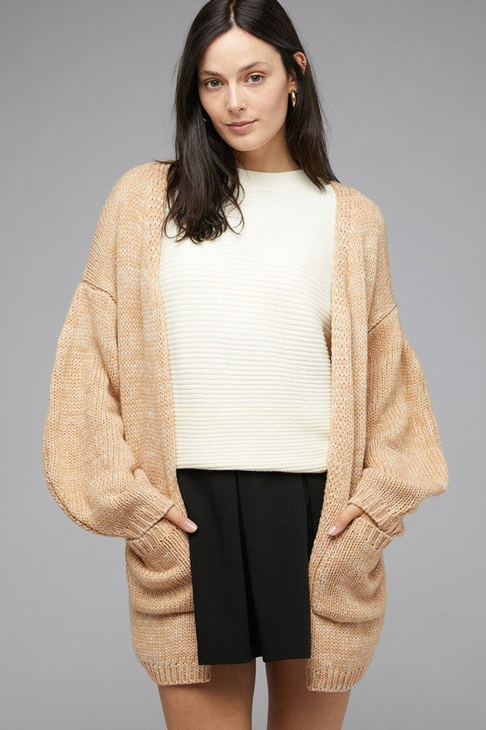 KNIT LONG SLEEVE CARDIGAN - LOLA LUXE