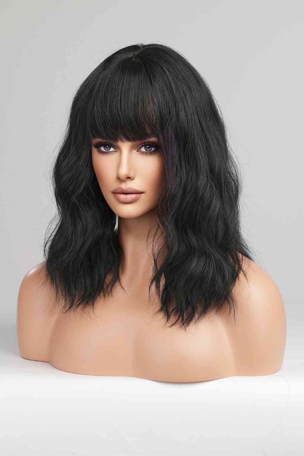 Mid-Length Wave Synthetic Wigs 12'' - lolaluxeshop