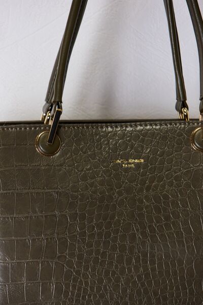 David Jones Texture PU Leather Handbag - lolaluxeshop