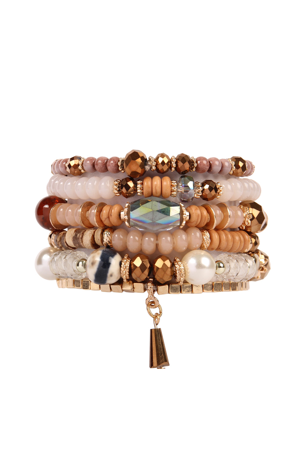 Hdb2200 - Stone Beads Stackable Bracelet - lolaluxeshop