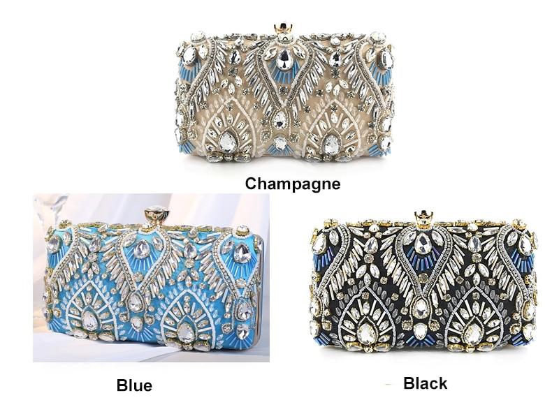 Clutch Handbag Luxury Diamond Rhinestone Clutch Bags Exquisite Female Clutches - LOLA LUXE