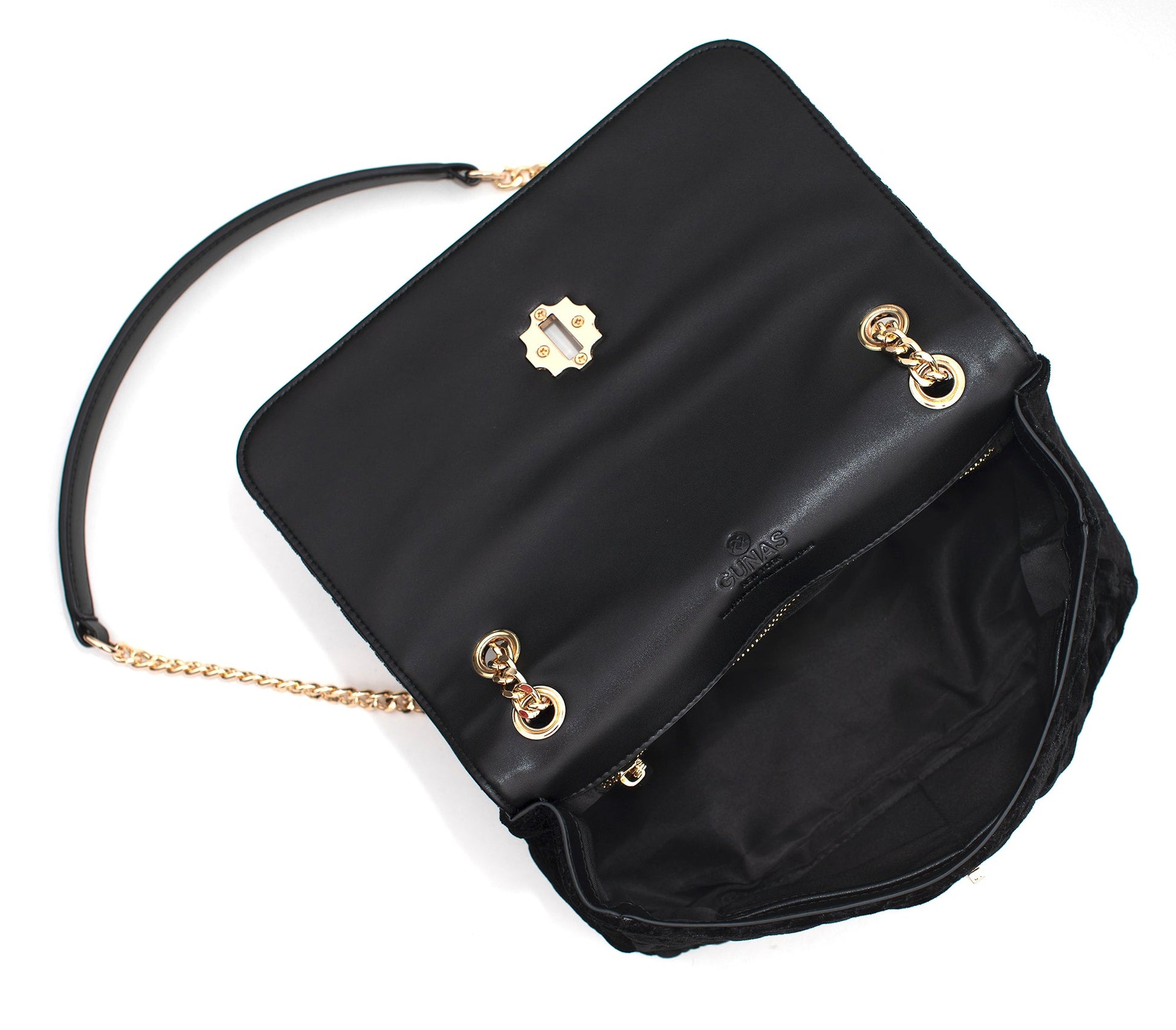 Broadway - Black Vegan Shoulder Bag - lolaluxeshop