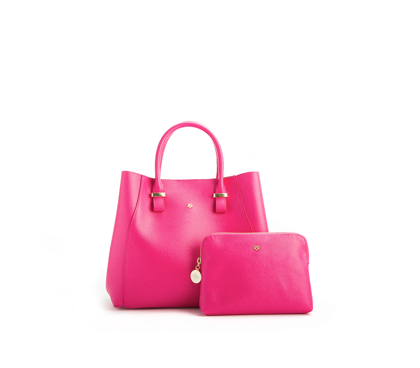 Jane - Hot Pink Vegan Leather Satchel - lolaluxeshop