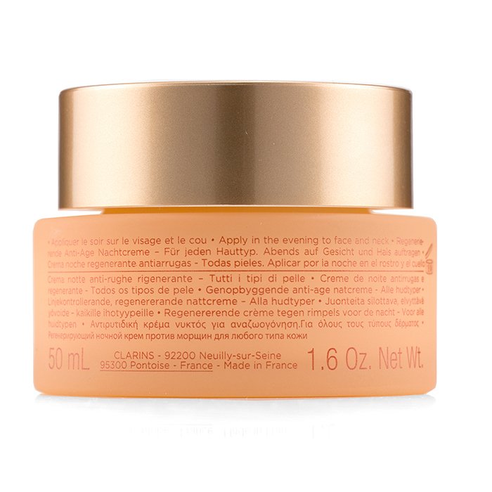 CLARINS - Extra-Firming Nuit Wrinkle Control, Regenerating Night Cream - lolaluxeshop