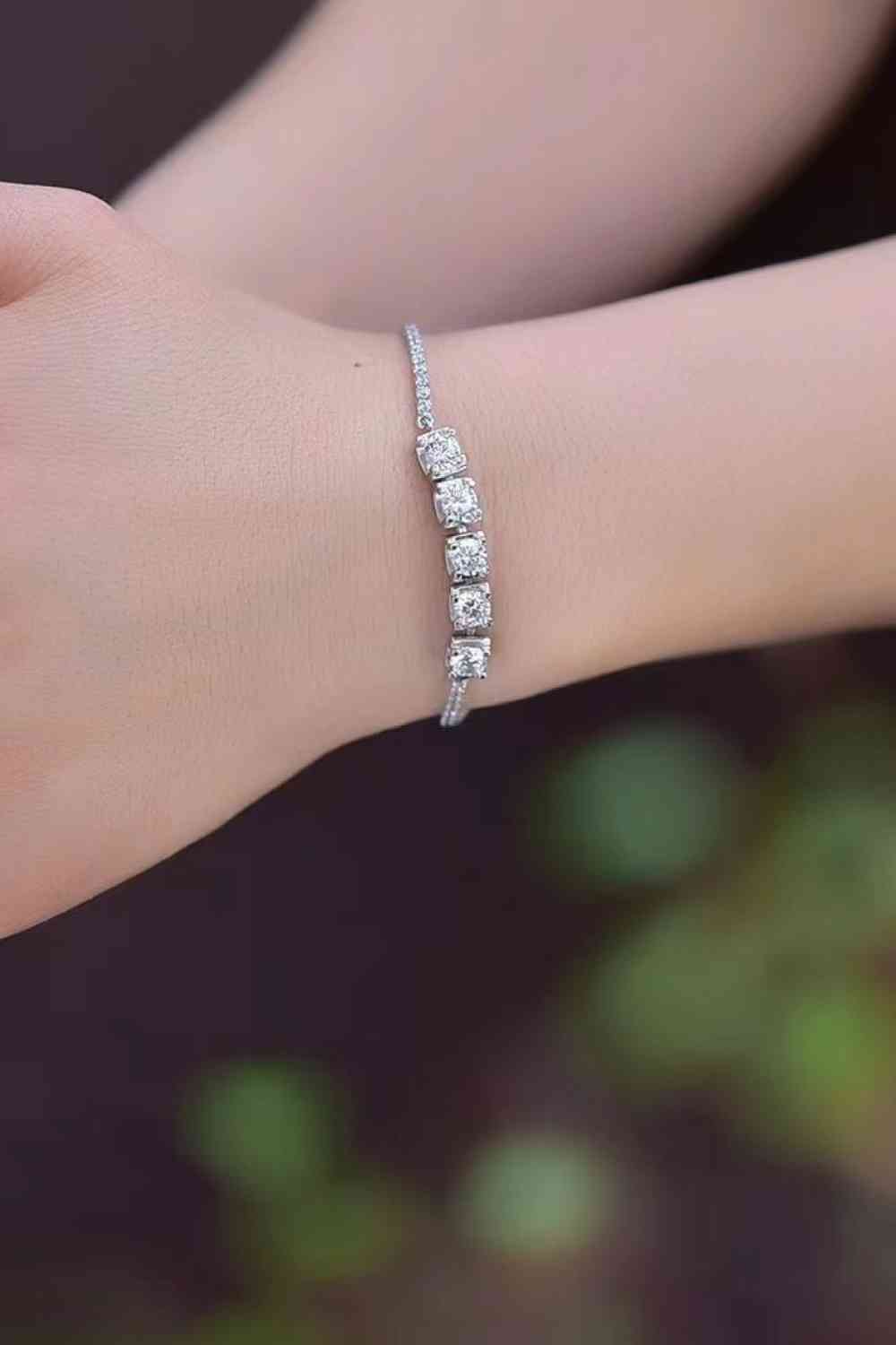 5 Carat Moissanite Lobster Clasp Bracelet - lolaluxeshop