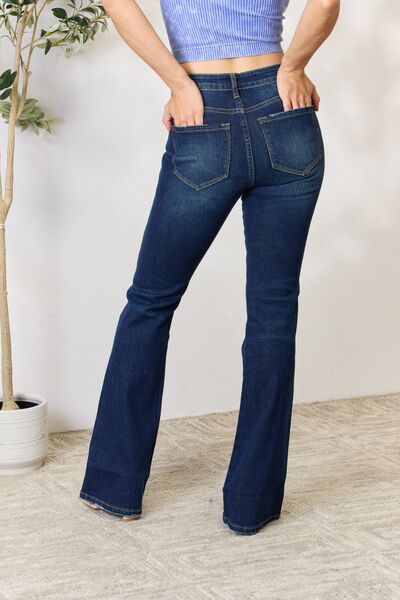 Kancan Full Size Slim Bootcut Jeans - lolaluxeshop