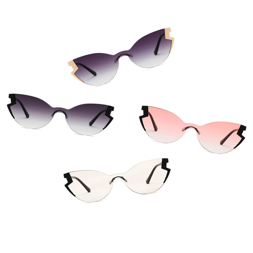 DECATUR | Women Fashion Oversize Cat Eye Sunglasses - lolaluxeshop