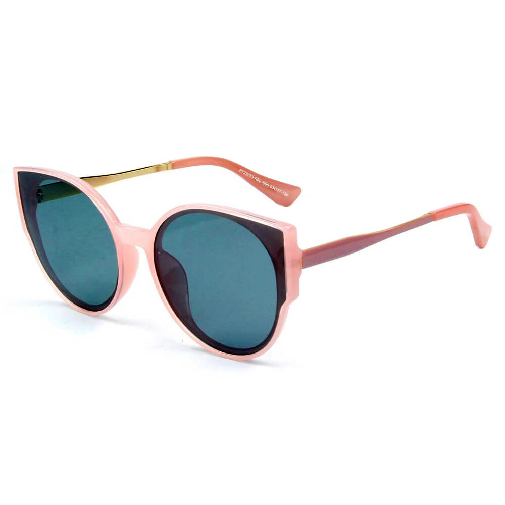 DUISBURG | PT28059 - Women Round Cat Eye Polarized Sunglasses - lolaluxeshop