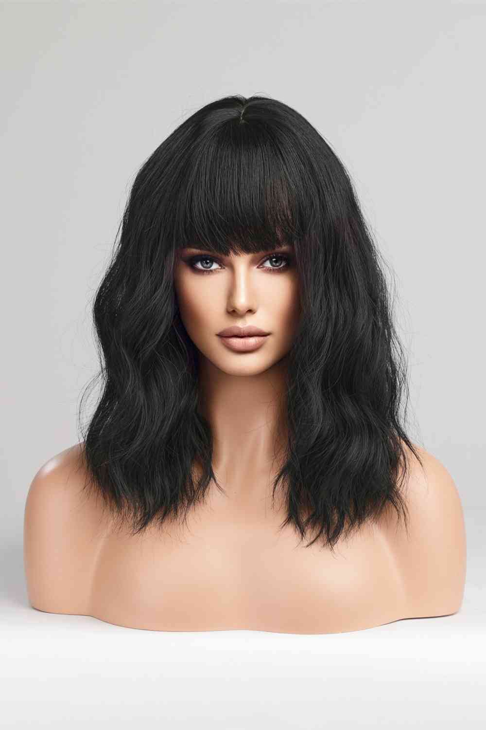 Mid-Length Wave Synthetic Wigs 12'' - lolaluxeshop