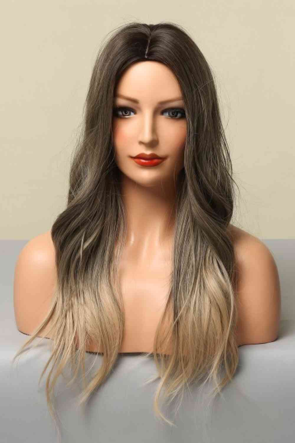 13*1" Full-Machine Wigs Synthetic Long Straight 24" - lolaluxeshop