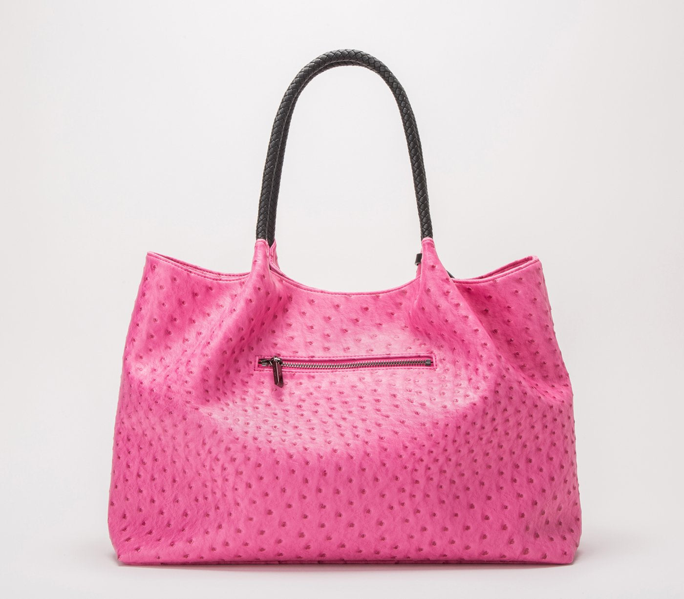 Naomi - Hot Pink Vegan Leather Tote Bag - lolaluxeshop