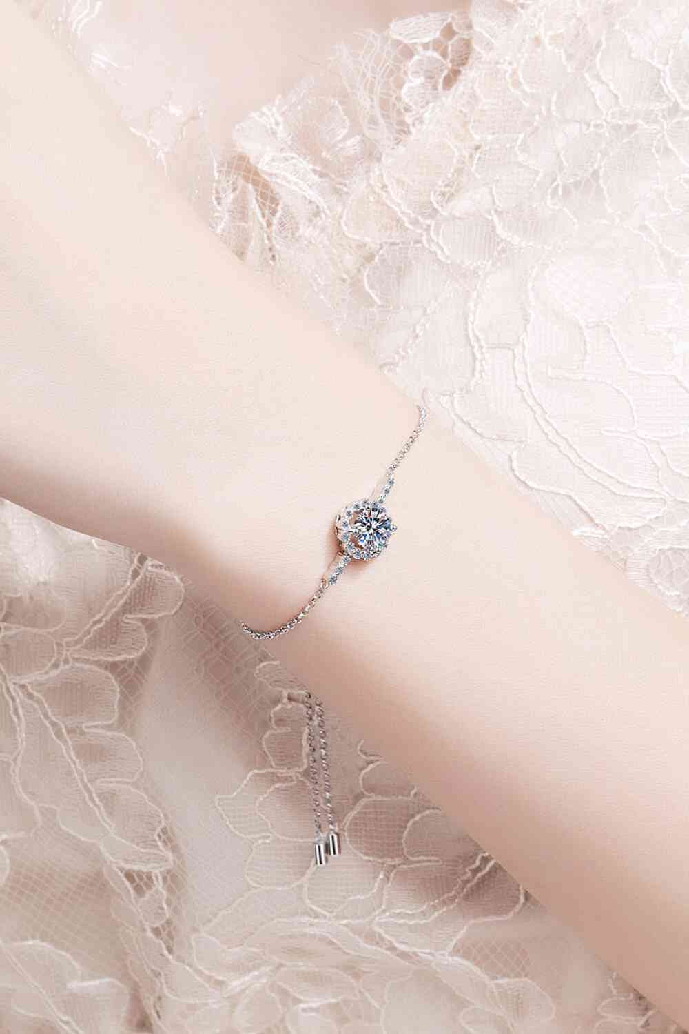 1 Carat Moissanite Chain Bracelet - lolaluxeshop