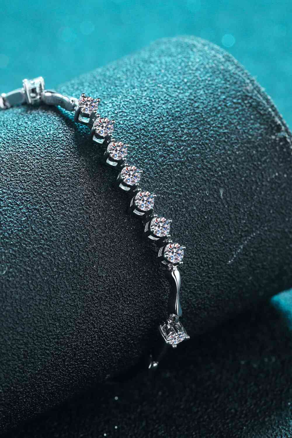 Moissanite 925 Sterling Silver Bracelet - lolaluxeshop