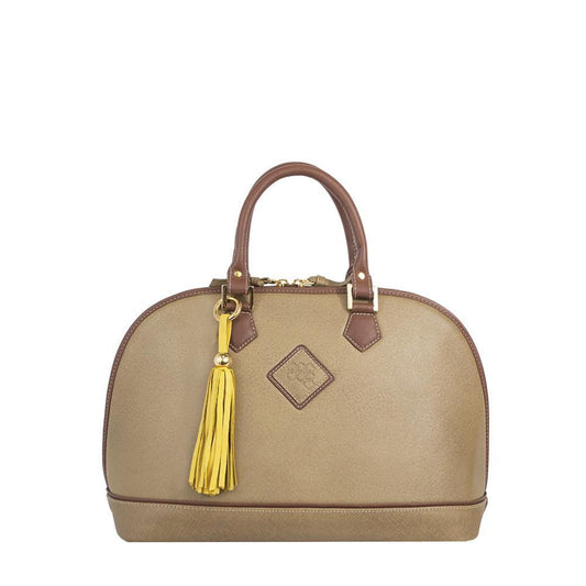 Antonia Handbag- Tan/Caramel - LOLA LUXE