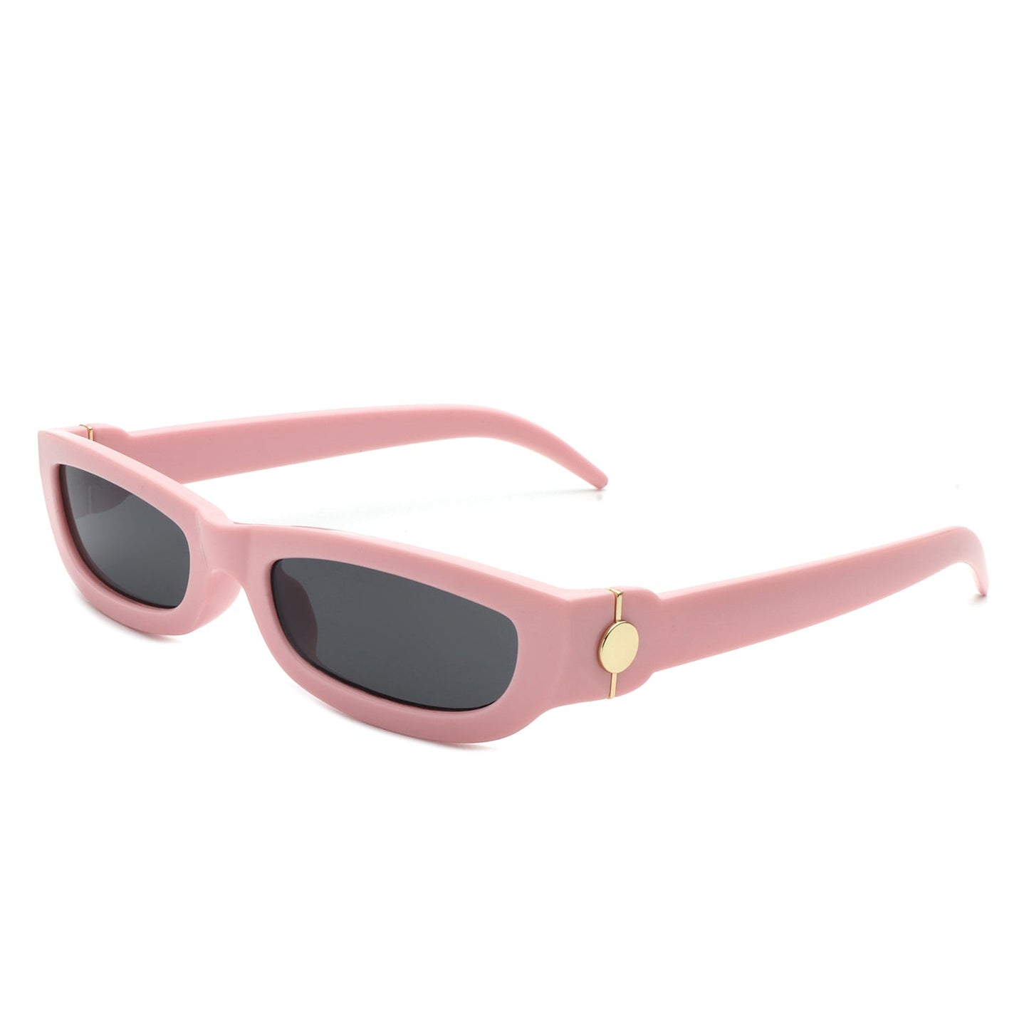 Skybloom - Rectangle Retro Slim Tinted Narrow Sunglasses - lolaluxeshop