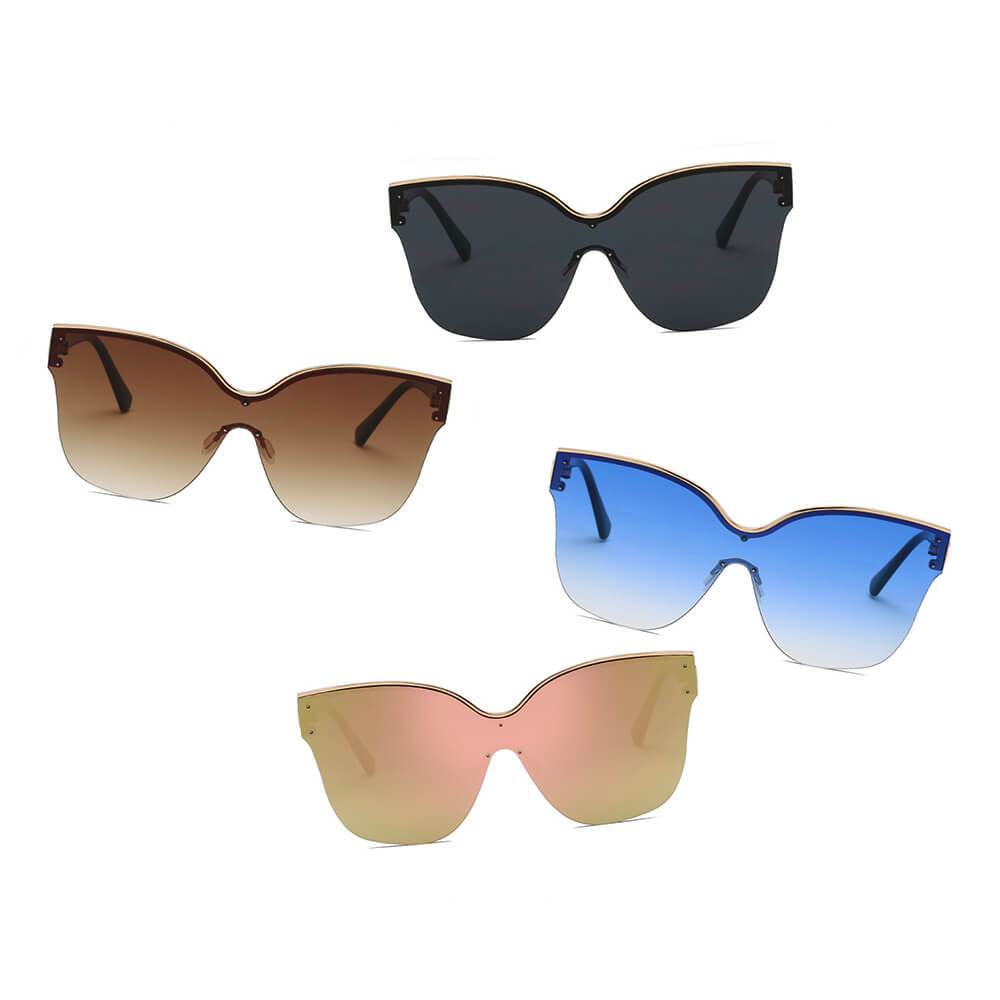 BARCELONA | Women Cat Eye Oversize Sunglasses - lolaluxeshop