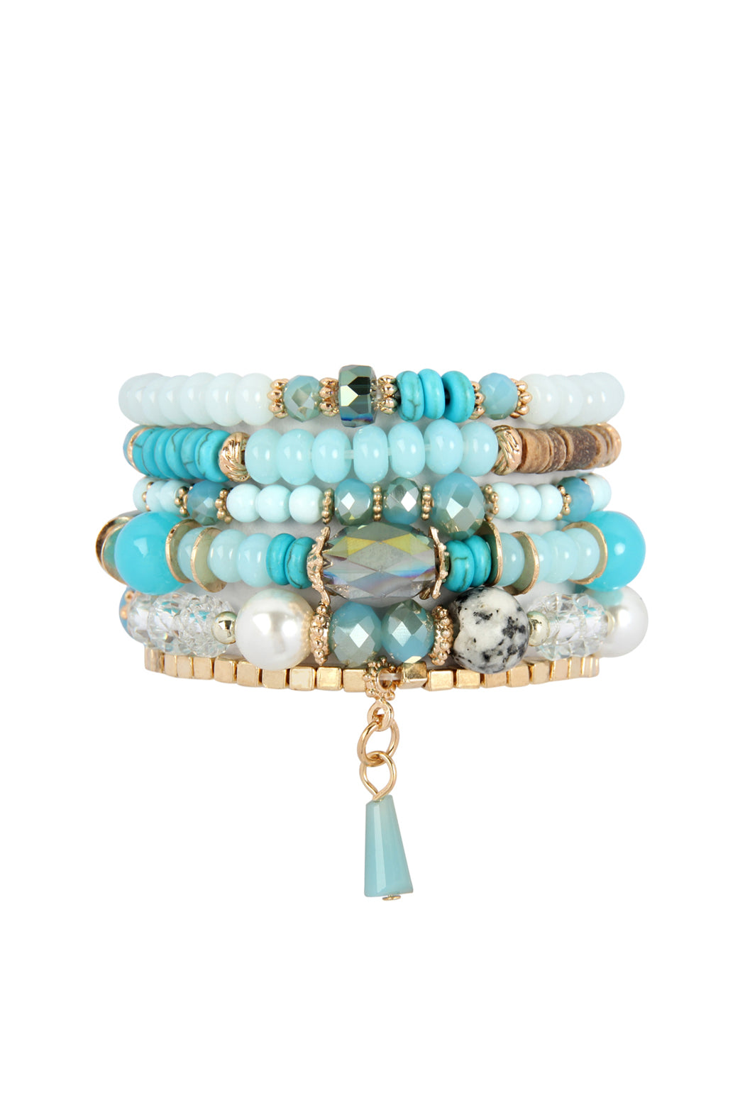 Hdb2200 - Stone Beads Stackable Bracelet - lolaluxeshop