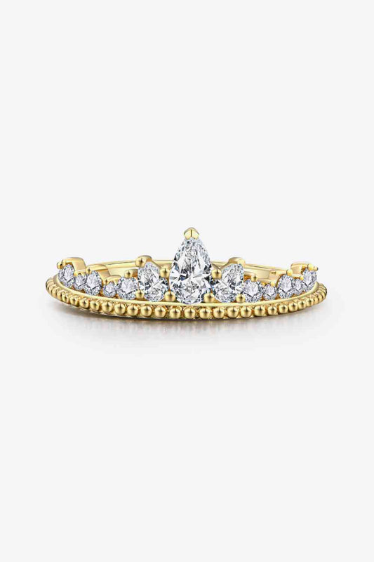 Crown Shape Moissanite Ring - lolaluxeshop