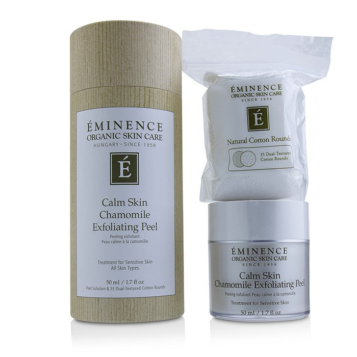 EMINENCE - Calm Skin Chamomile Exfoliating Peel (With 35 Dual-Textured Cotton Rounds) - LOLA LUXE