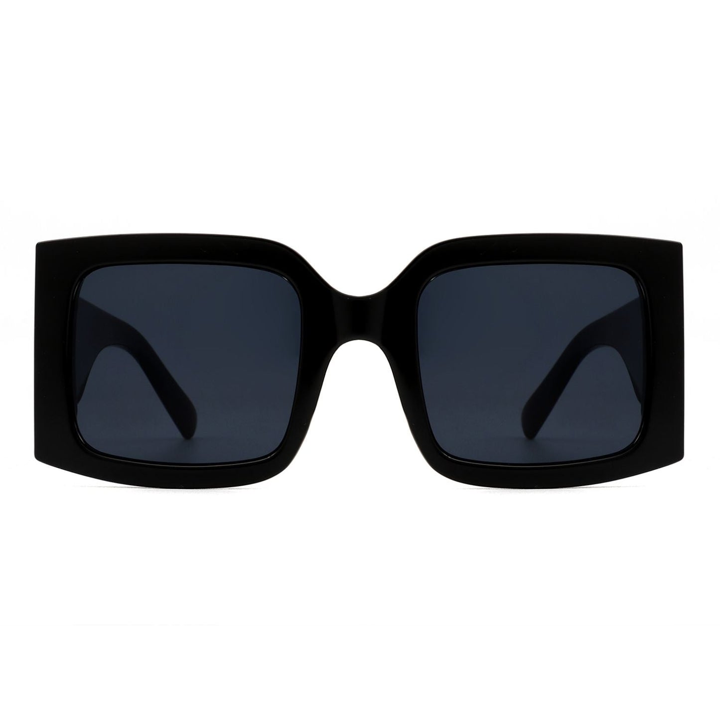 Vesela - Retro Square Oversize Fashion Sunglasses - lolaluxeshop