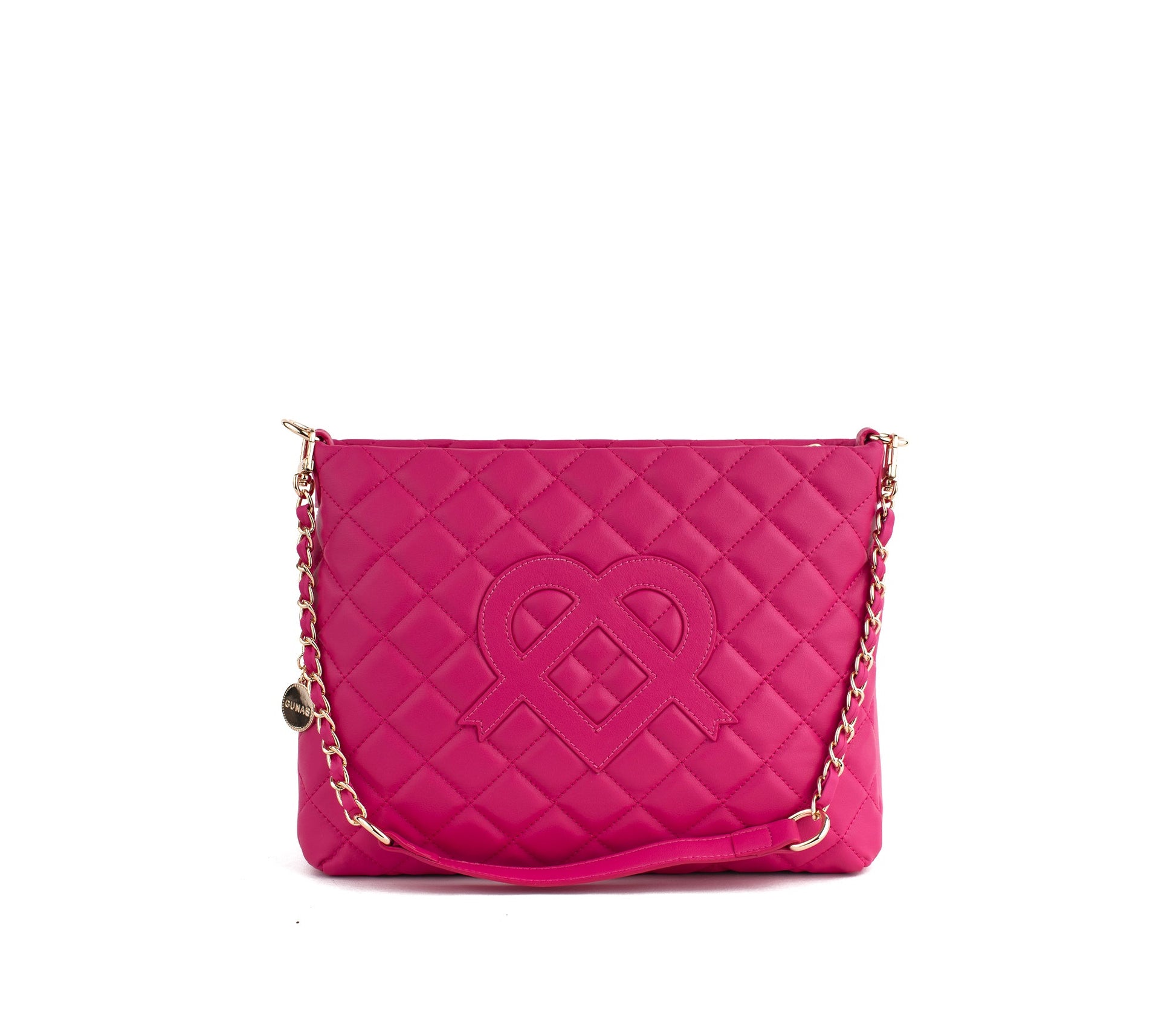 Koi - Pink Quilted Vegan Leather Purse - lolaluxeshop