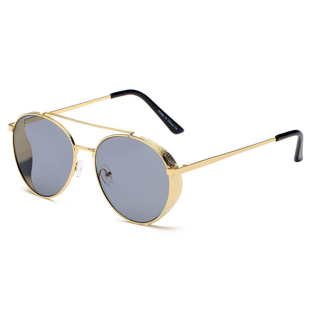 LAREDO | Modern Aviator Brow Bar Aviator Fashion Sunglasses - lolaluxeshop