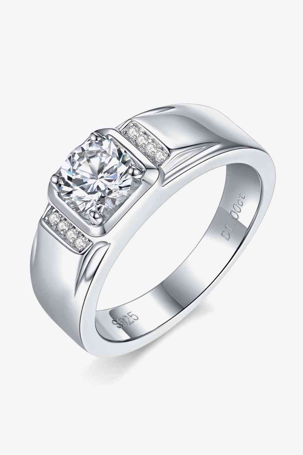 From The Heart 1 Carat Moissanite Ring - lolaluxeshop