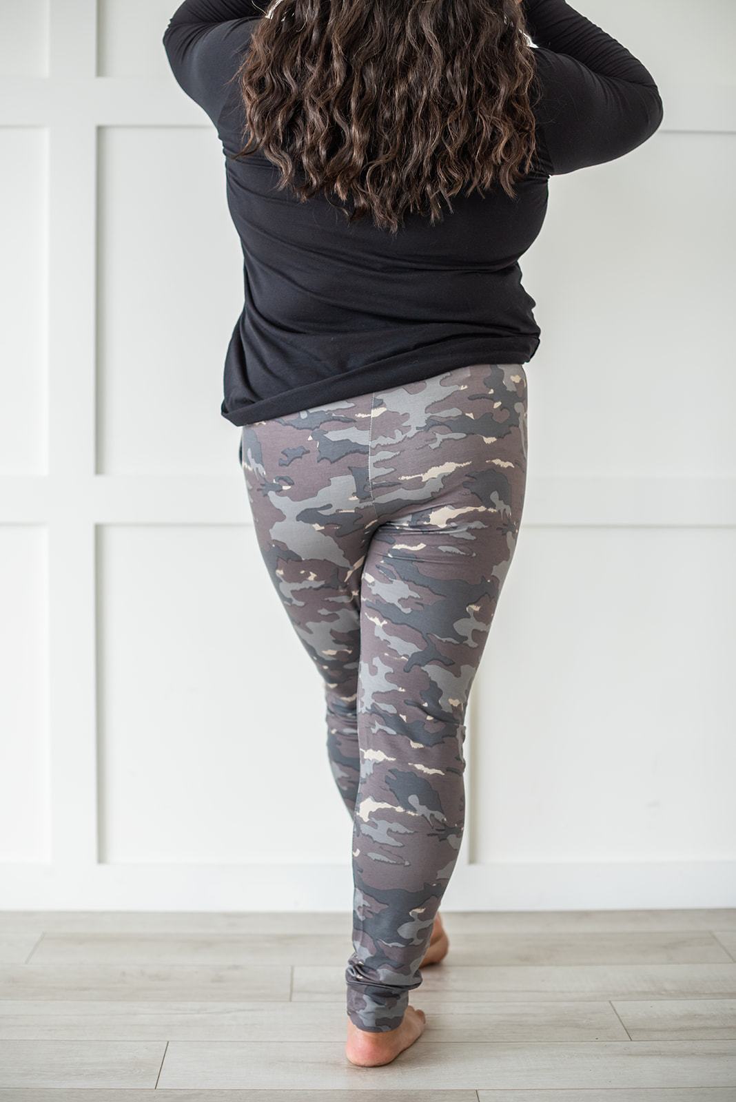 Earth Camo Print Joggers - LOLA LUXE