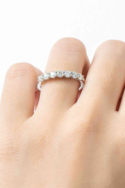 Can't Stop Your Shine Moissanite Platinum-Plated Ring - lolaluxeshop