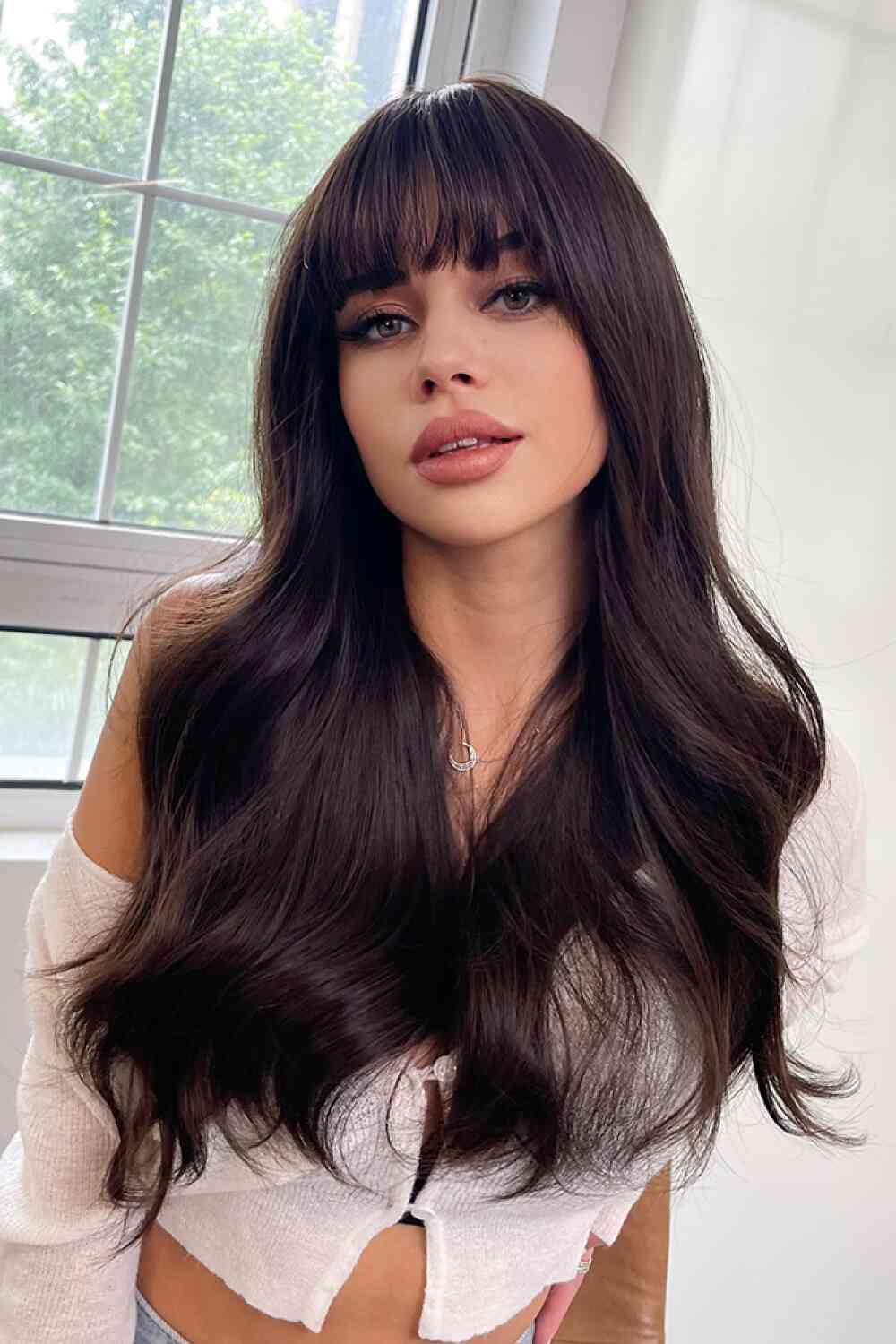 Full Machine Long Wave Synthetic Wigs 24'' - lolaluxeshop