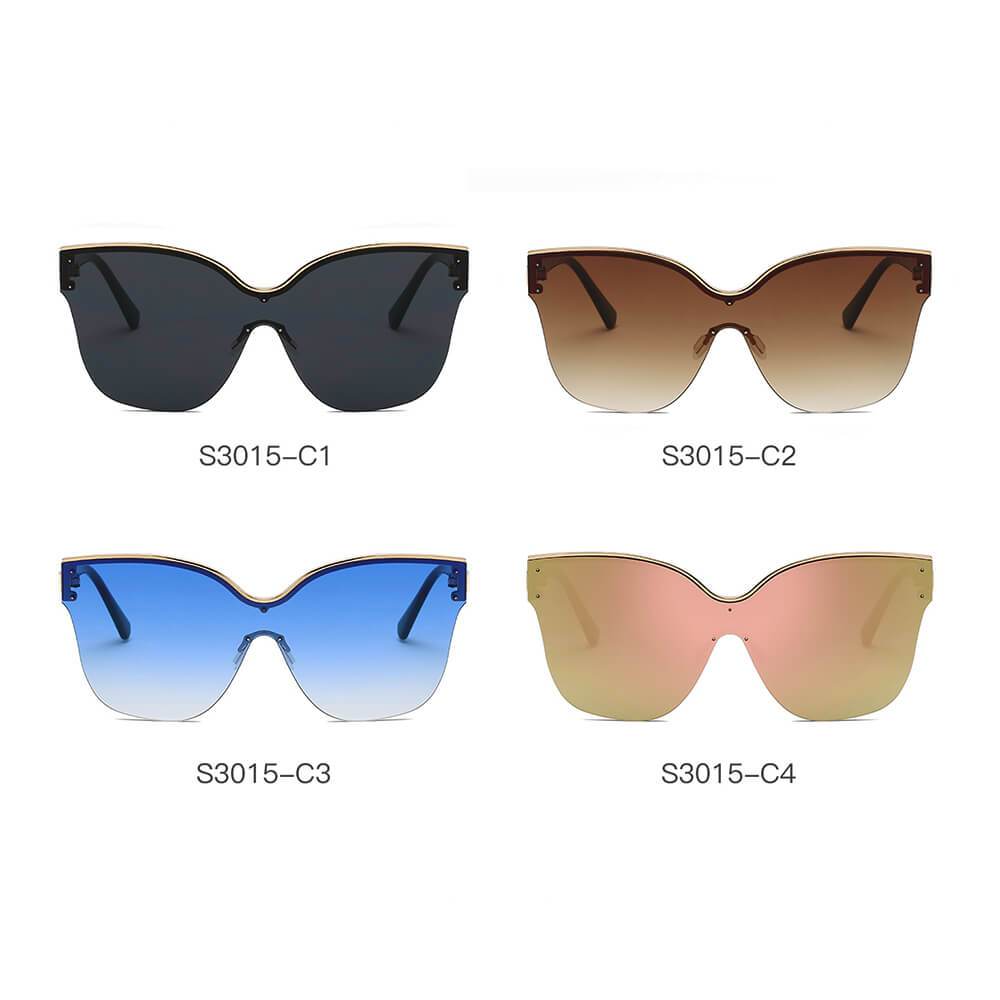 BARCELONA | Women Cat Eye Oversize Sunglasses - lolaluxeshop