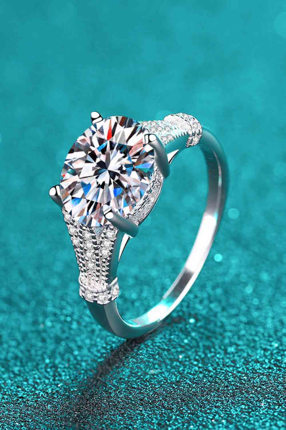 Unpredictable Day 3 Carat Moissanite Ring - lolaluxeshop