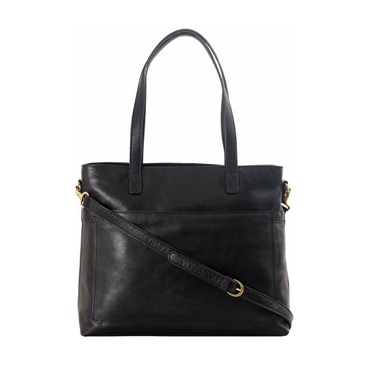 Sierra Leather Shoulder Bag With Sling Strap - LOLA LUXE