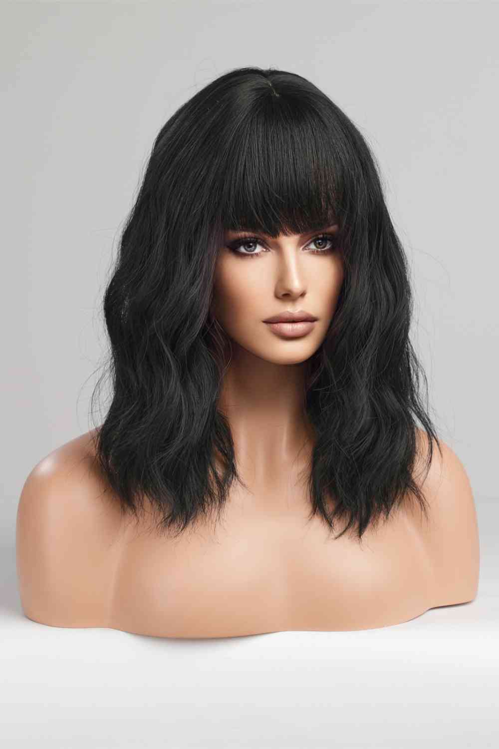 Mid-Length Wave Synthetic Wigs 12'' - lolaluxeshop