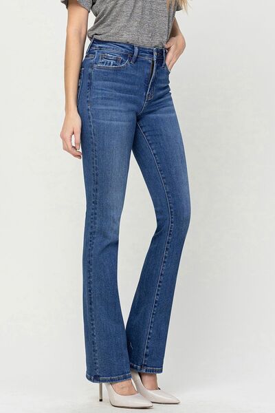 Vervet by Flying Monkey High Waist Bootcut Jeans - lolaluxeshop