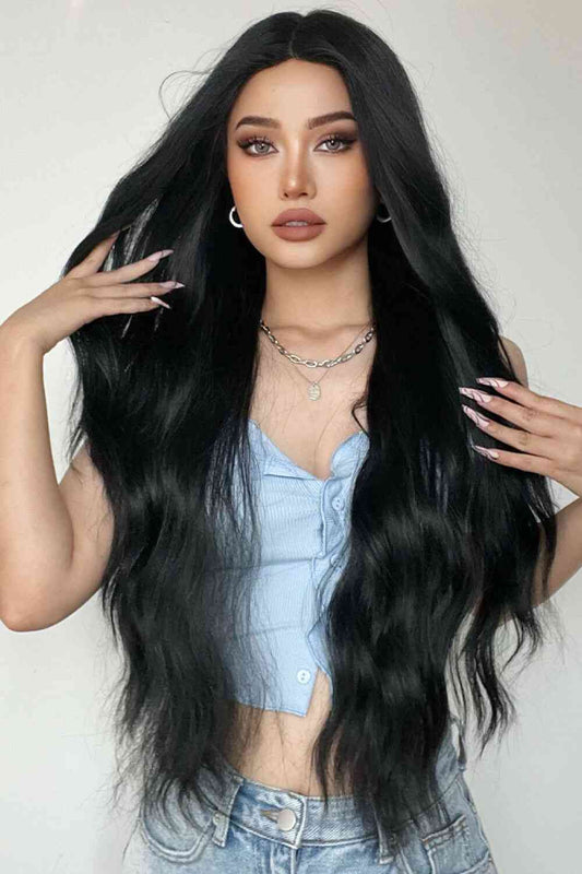 Full Machine Long Wave Synthetic Wigs 28'' - lolaluxeshop