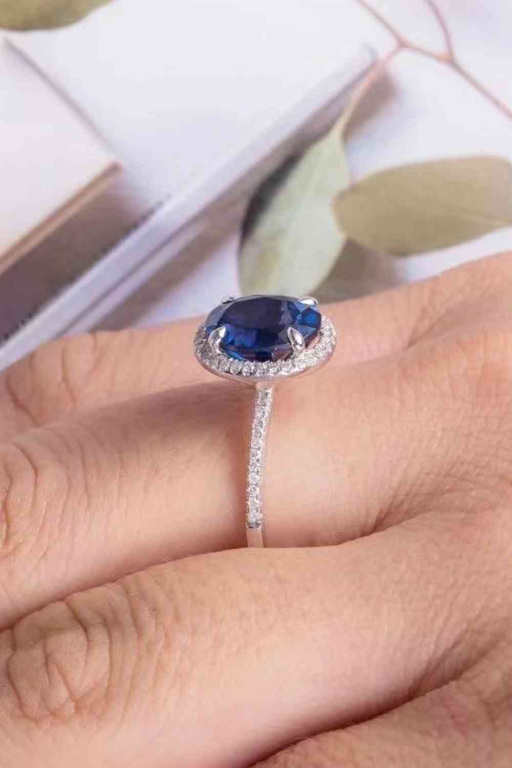 2 Carat Moissanite Pigeon Egg Ring - lolaluxeshop