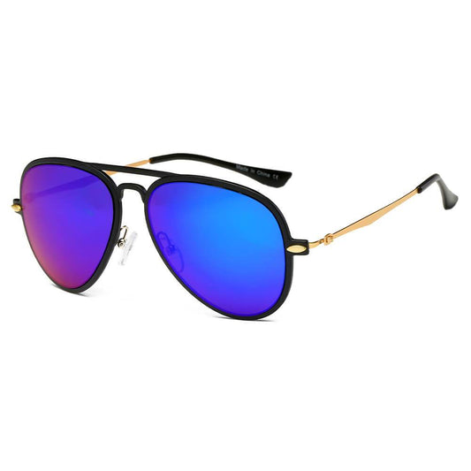 DURHAM | Unisex Mirrored Aviator Fashion Sunglasses - lolaluxeshop