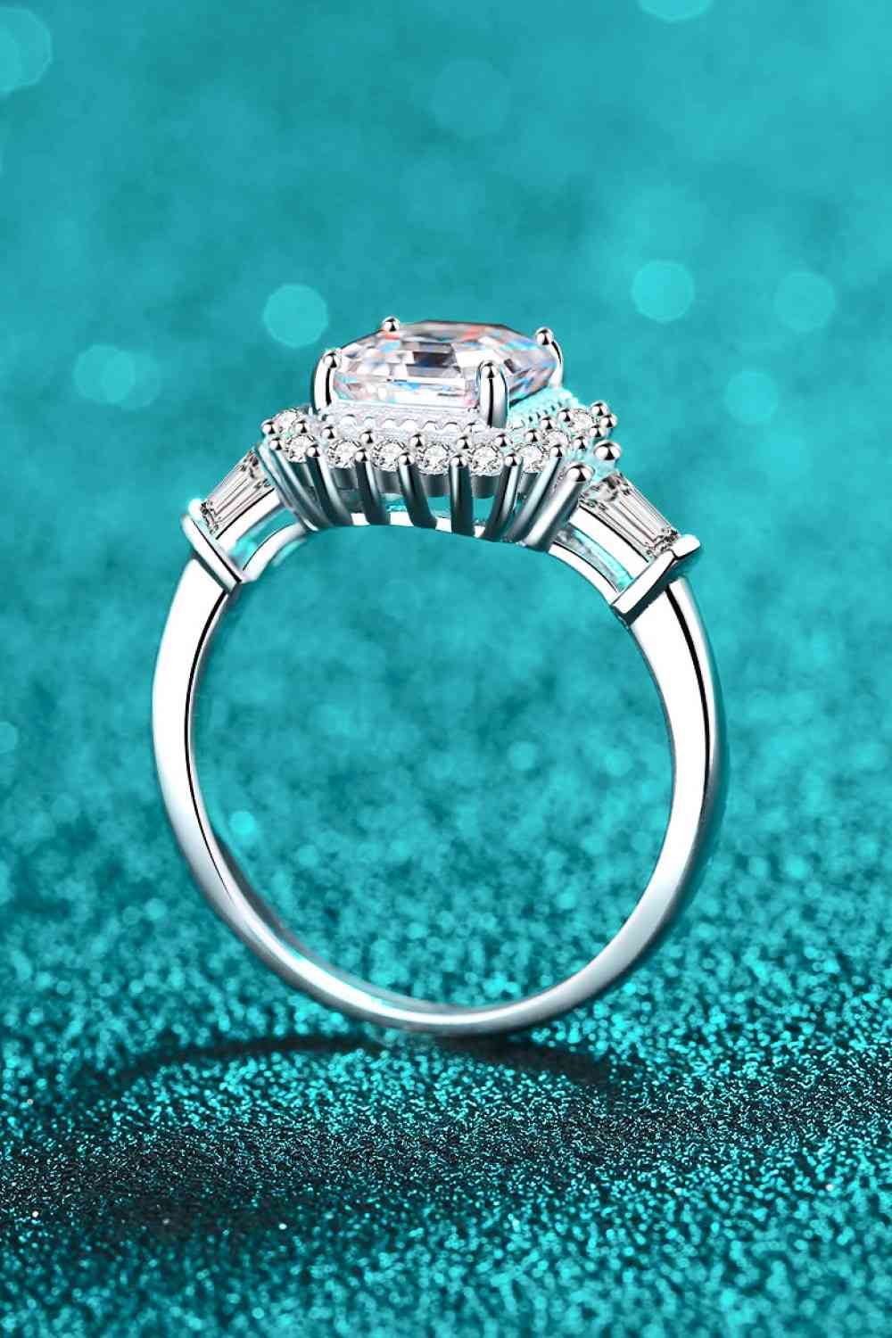 So Much Shine 2 Carat Moissanite Sterling Silver Ring - lolaluxeshop