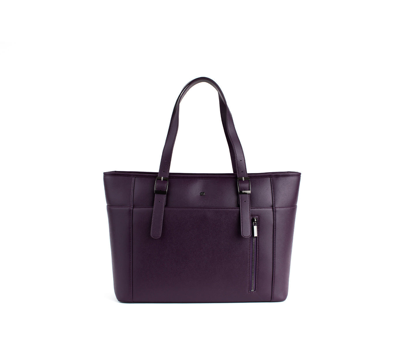 Miley - Purple Vegan Leather Laptop Bag - lolaluxeshop