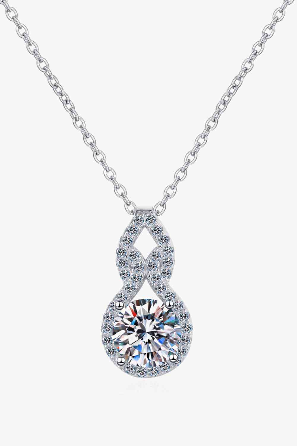 1 Carat Moissanite Pendant Necklace - lolaluxeshop