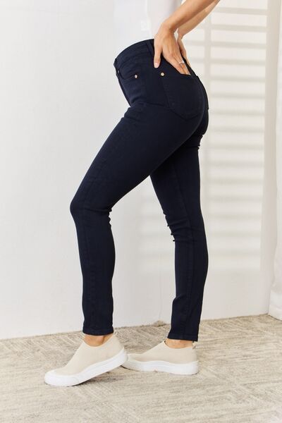 Judy Blue Full Size Garment Dyed Tummy Control Skinny Jeans - lolaluxeshop