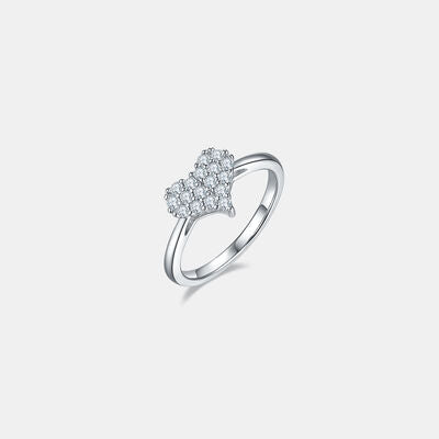 Moissanite 925 Sterling Silver Heart Ring - lolaluxeshop