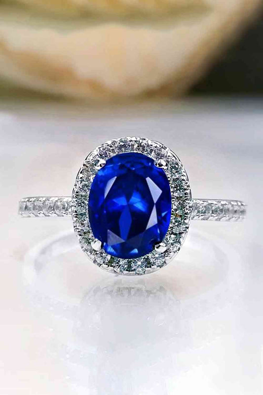 2 Carat Moissanite Pigeon Egg Ring - lolaluxeshop