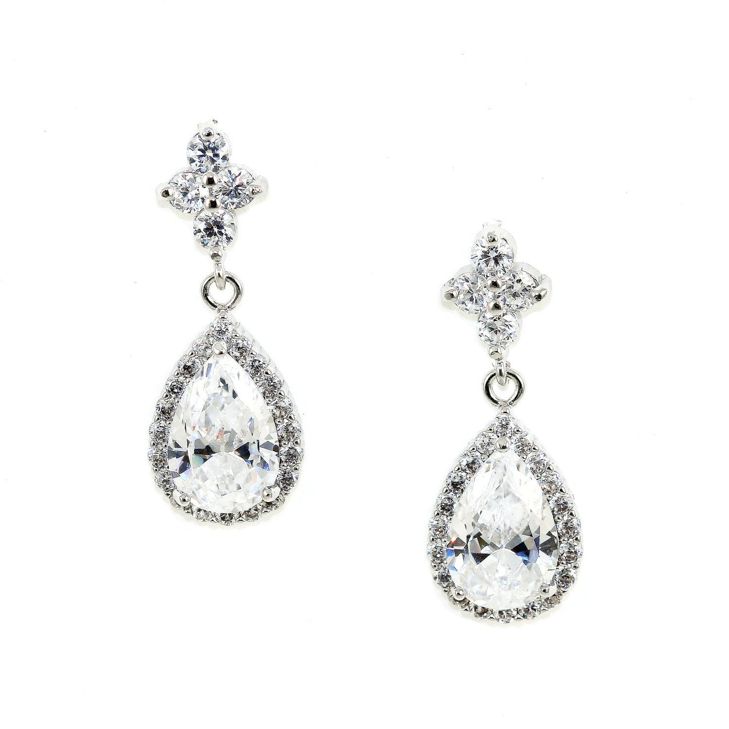 Teardrop Crystal Earrings - LOLA LUXE