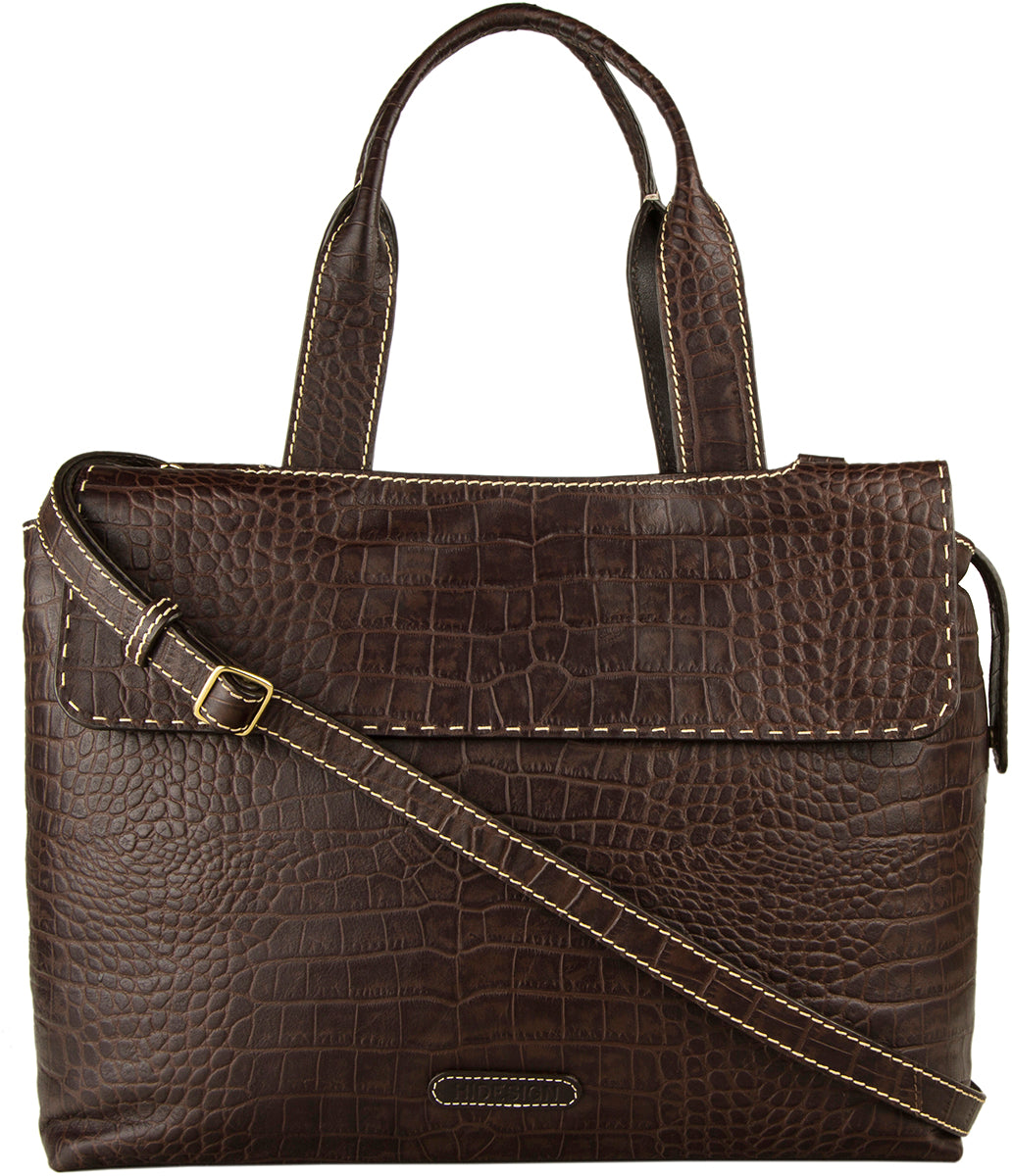 Hidesign Women's Leather Laptop Work Bag - LOLA LUXE