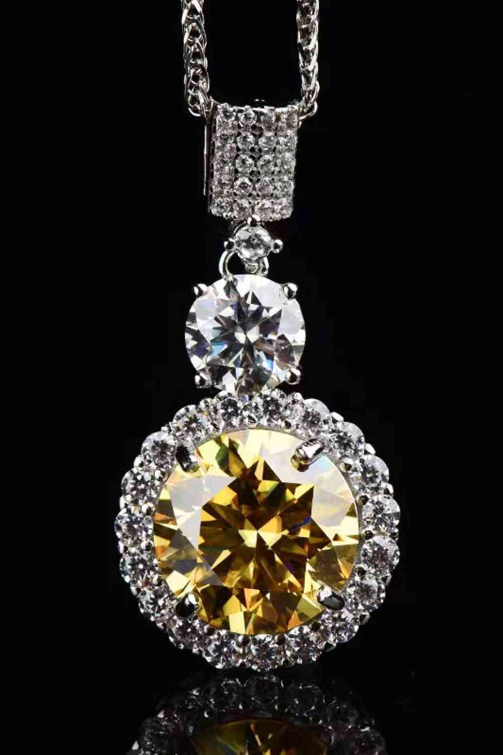 6 Carat Moissanite Pendant Necklace - lolaluxeshop